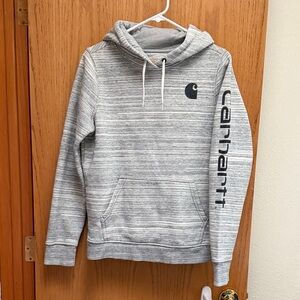 Carhartt Striped Gray Women's Hoodie